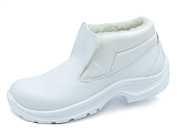 Ботинки белые R0511 металлический подносок утеплённые